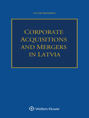 cover image of Corporate Acquisitions and Mergers in Latvia
